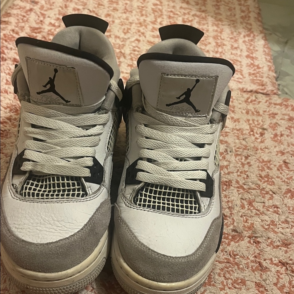 Nike White and Gray Women's Sneakers